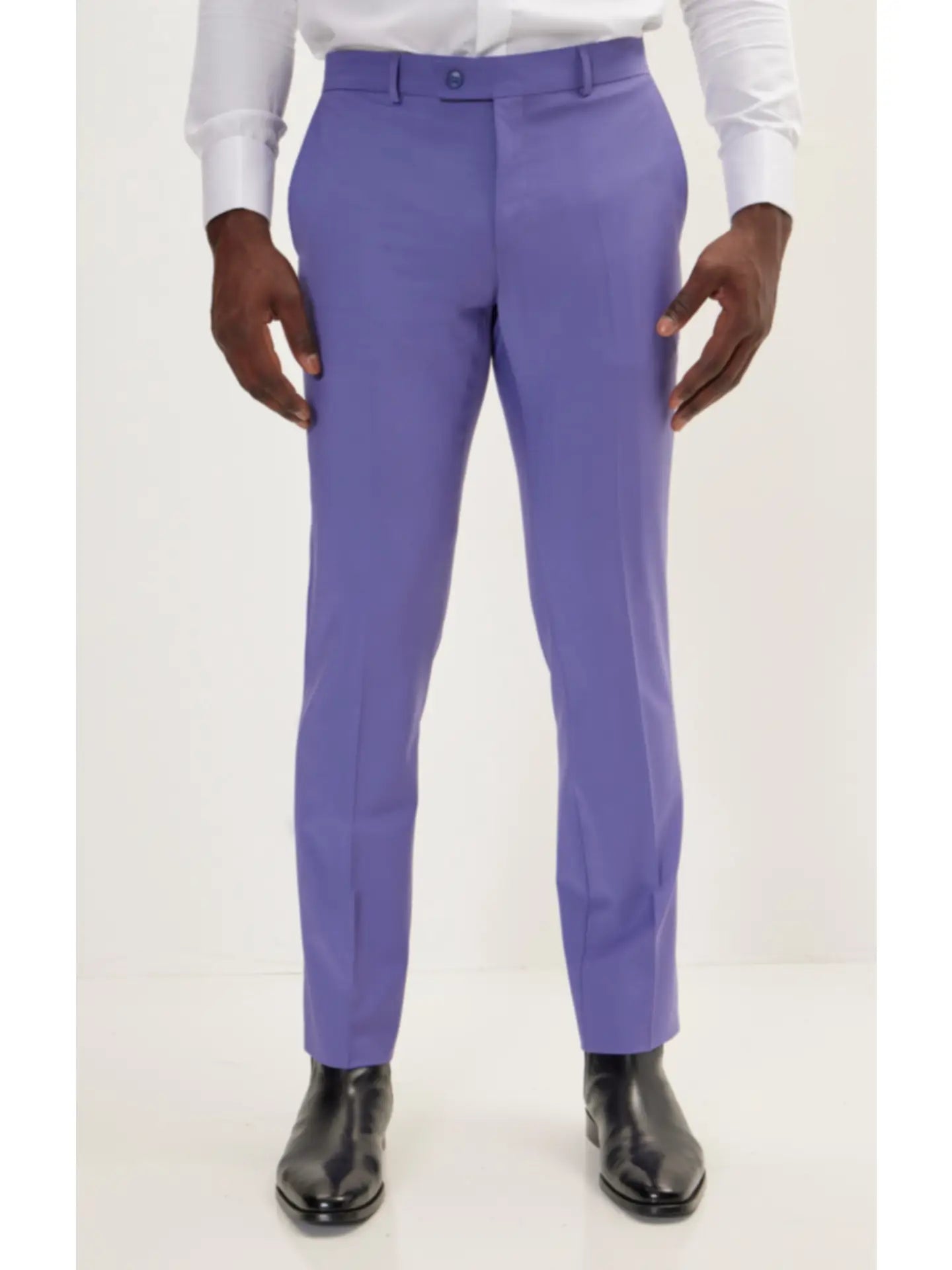 Ron Tomson- Super 110S Merino Wool Tuxedo - Violet
