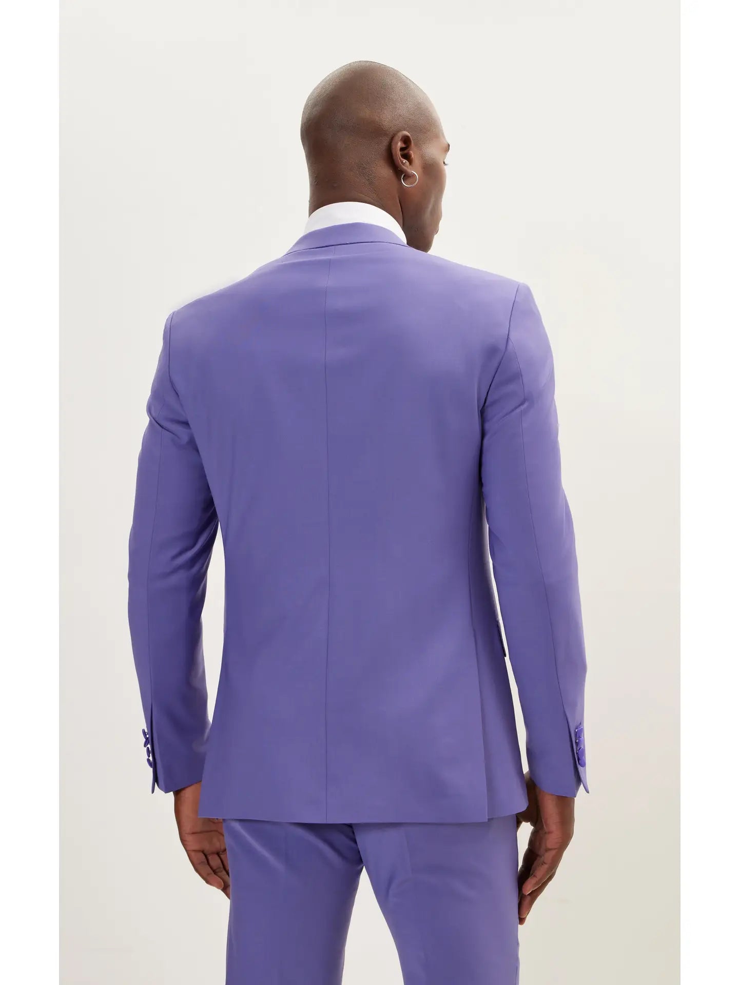 Ron Tomson- Super 110S Merino Wool Tuxedo - Violet